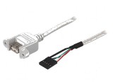 Adaptor USB 2.0 A soclu 5pin 0,5m, Bq Cable
