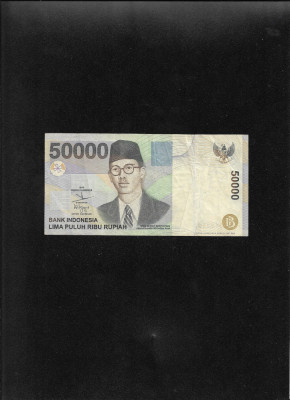 Indonezia 50000 50.000 rupii rupiah 1999 seria423309 foto