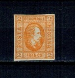 1865 - Alexandru Ioan Cuza, efigia in oval, 2 parale neștampilat