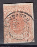 Luxembourg 1859 Definitives Coat of arms 40C orange Mi.11 used AM.386