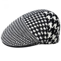 Basca Kangol Abstract Houndstooth 504 Negru (L) - Cod 20243873243465 foto