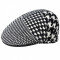 Basca Kangol Abstract Houndstooth 504 Negru (L) - Cod 20243873243465