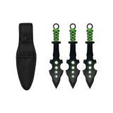 Cumpara ieftin Set trei cutite de aruncare, 16.5 cm, husa inclusa, otel inoxidabil