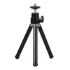 Mini trepied pentru camere video sport, inaltime ajustabila, 15-23cm, Negru, Dactylion