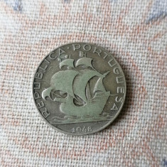 Portugalia 2.5 ESCUDOS 1948 argint. Rar