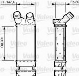 Radiator intercooler PEUGEOT PARTNER (2008 - 2016) VALEO 818866