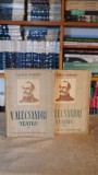Vasile Alecsandri - Teatru, 2 volume, Editura de Stat Literatura Arta, 1952, Editie de colectie, Coperta cartonata