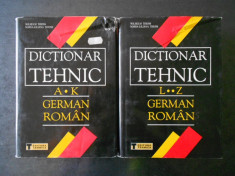 WILHELM THEISS - DICTIONAR TEHNIC GERMAN-ROMAN 2 volume, 210.000 de termeni foto