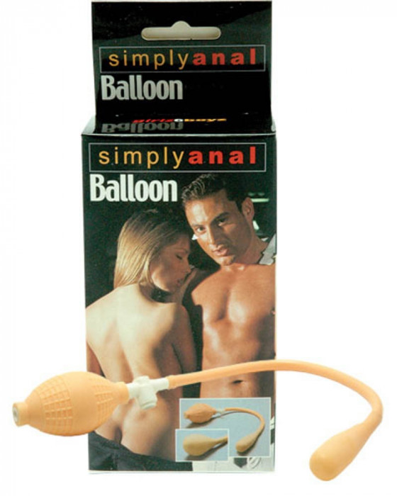 Dop Anal Gonflabil Simply Anal Balloon, Bej, 9 cm