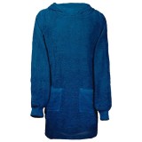 Cumpara ieftin Rochie de Noapte Bleumarin l Bumbac