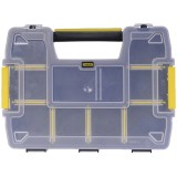 Stanley STST1-70720 - Cutie din plastic 295x65x215 mm maner transport sistem clipsare stocare supraetajata