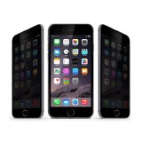 Folie sticla securizata Aisi 3D Full Glue Privacy Iphone 7 Plus / 8 Plus Negru
