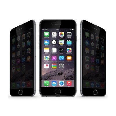 Folie sticla securizata Aisi 3D Full Glue Privacy Iphone 7 Plus / 8 Plus Negru foto