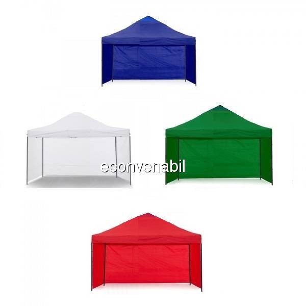 Pavilion Gradina 3x3m cu 3 Pereti Cort Pliabil Sistem Acordeon Pavilion Gradina 3x3m cu 3 Pereti Cort Pliabil Sistem Acordeon