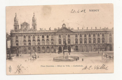 FV4-Carte Postala- FRANTA - Nancy, Place Stanislas, circulata 1902 foto