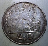Moneda Belgia 20 Franci 1950 Argint 835 KM#140.1 - Colecție Numismatică