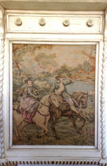 tapiserie/cuier/tablou baroc venetian,vintage/mobila antica,100ANI foto