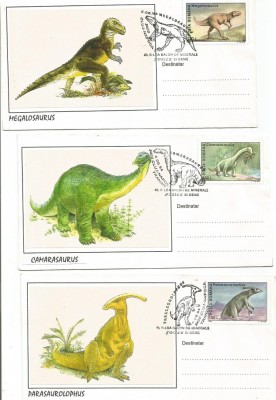 (No1) plic omagial-Dinozauri- CLUJ-NAPOCA 1994 foto