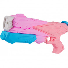 Pistol cu apa pentru copii 6 ani+, rezervor 500ml pentru piscina/plaja, 3 duze roz