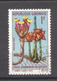 Gabon 1969 Flowers, used AE.167, Stampilat