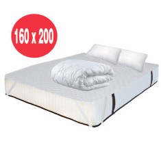 Set Avantaj Saltea Safir Memory De Luxe 160x200x24 plus 2 perne plus Husa foto