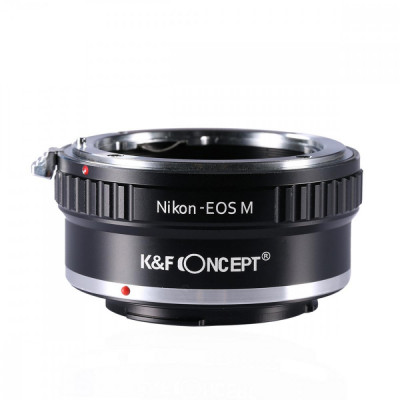 Adaptor montura K&amp;amp;F Concept Nikon-EOS M de la Nikon AI la Canon EOS M kF06.122 foto