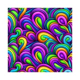 Cumpara ieftin Sticker decorativ, Abstract, Multicolor, 55 cm, 6489ST