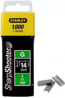 Stanley 1-TRA709T Capse de inalta calitate 14 mm / 9/16&quot;1000 buc. tip g 4/11/140 - 3253561054303