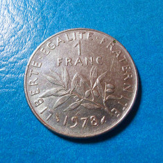 Moneda Franta 1 franc 1978