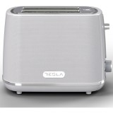 Prajitor de paine Tesla TS400GX, 930W, 2 feliiFunctie Dezghetare, Functie Reincalzire, albgGri