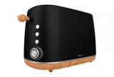 Prajitor de paine CECOTEC TrendyToast 9000 Black Woody, 900 W, 2 felii - RESIGILAT