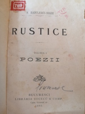 S. M&amp;acirc;ndrescu - Literatura și obiceiuri poporane din comuna R&amp;acirc;pa de Jos, 1892 + 1 foto