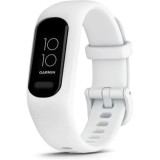 Bratara fitness Garmin vivosmart 5, curea alba din silicon, small/medium