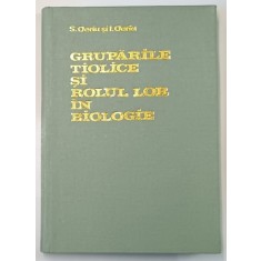 GRUPARILE TIOLICE SI ROLUL LOR IN BIOLOGIE , 1977