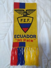 fular fotbal de colectie microbist suporter nationala Ecuador
