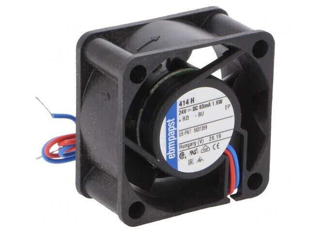 Ventilator Axial 24V DC 40x40x20mm 13m3/h 29dBA