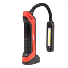 Lanterna de lucru cu brat flexibil, 4W, 2200mAh, 6500K, 400lm, cu port USB-C, AMiO