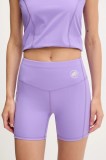 Mammut pantaloni scurți sport Massone culoarea verde, uni, high waist