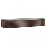 Cumpara ieftin Strat inaltat gradina 249x100x36 cm otel galvanizat