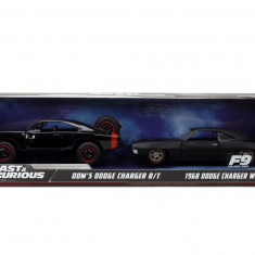 JADA FAST AND FURIOUS SET MASINUTE METALICE DODGE CHARGER RT SI DODGE CHARGER WIDEBODY SCARA 1:32 SuperHeroes ToysZone