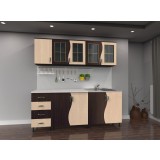 Bucatarie CIP S 2m, Wenge + Mesteacan