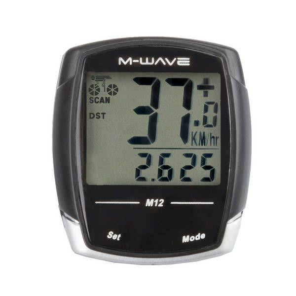 244734 Bike Computer M-WAVE &quot;M12&quot; 12 Functii