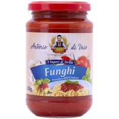 Sos pentru Paste Antonio Di Vaio Funghi, 350g, Sos Paste, Sos Funghi, Sos pentru Paste, Sos Paste Antonio Di Vaio, Sos Funghi pentru Paste, Sos Paste