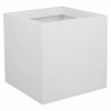Ghiveci patrat alb 29,5x29,5x29,5 cm GRAPHIT UP