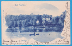 (G8) CARTE POSTALA GERMANIA - BAD NAUHEIM - LACUL, CIRUCLATA, 1901 foto