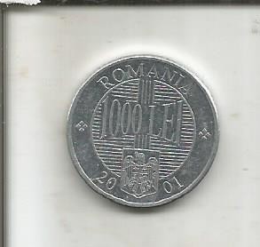 (No2) moneda-ROMANIA-1000 LEI 2001 foto