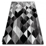 Covor INTERO PLATIN 3D Triunghiurile gri, 160x220 cm, Dreptunghi, Polipropilena