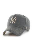 47 brand șapcă de baseball din bumbac MLB New York Yankees culoarea gri, B-CONDT17GWS-CC