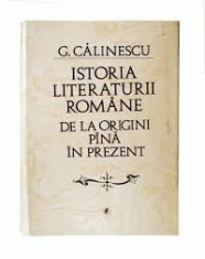 george calinescu istoria literaturii romane foto