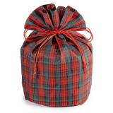 Saculet cadouri Craciun textil multicolor II &Oslash;23cmx30 H